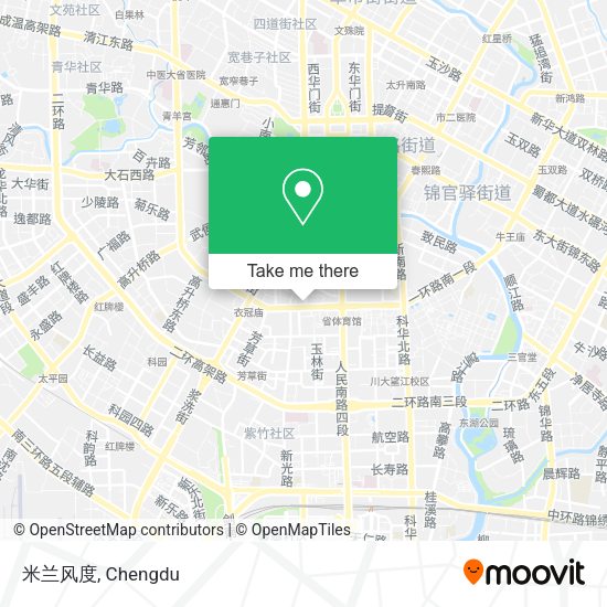 米兰风度 map