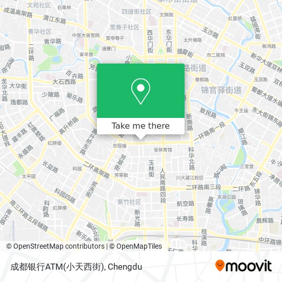 成都银行ATM(小天西街) map