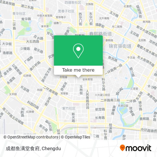 成都鱼满堂食府 map