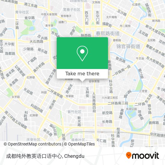 成都纯外教英语口语中心 map