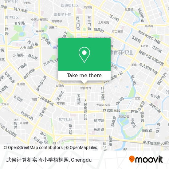 武侯计算机实验小学梧桐园 map