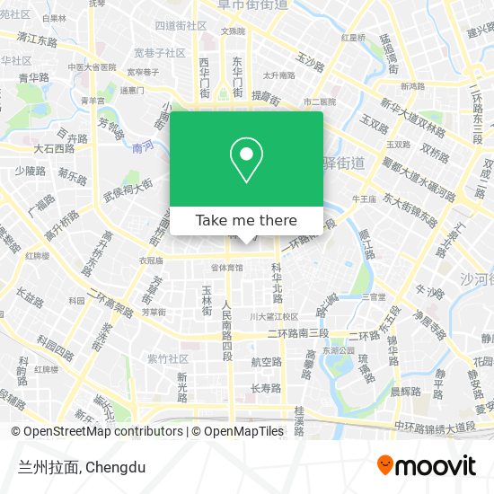 兰州拉面 map