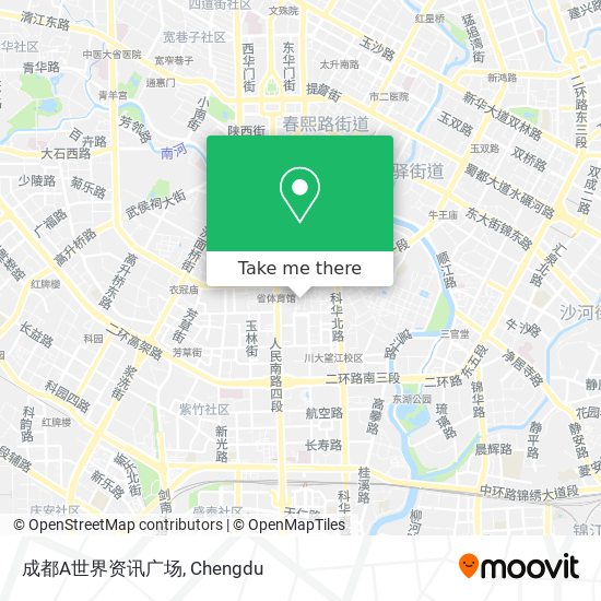 成都A世界资讯广场 map