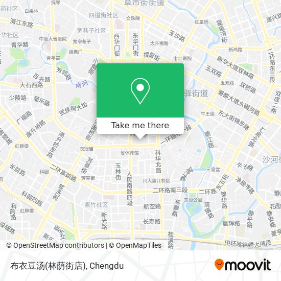 布衣豆汤(林荫街店) map