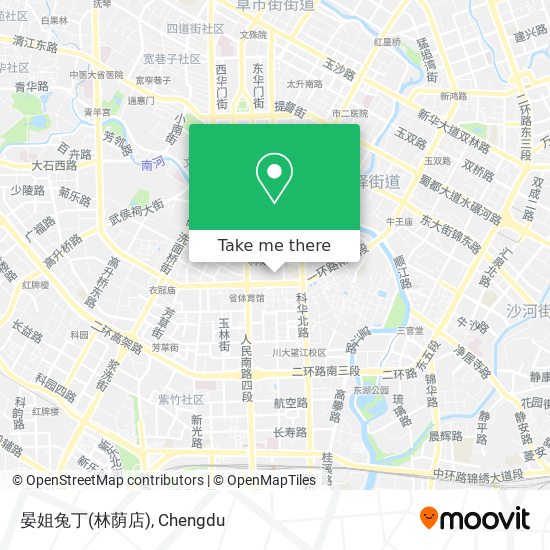 晏姐兔丁(林荫店) map