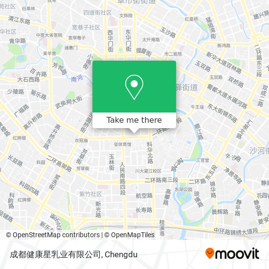 成都健康星乳业有限公司 map