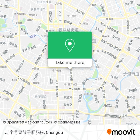 老字号冒节子肥肠粉 map