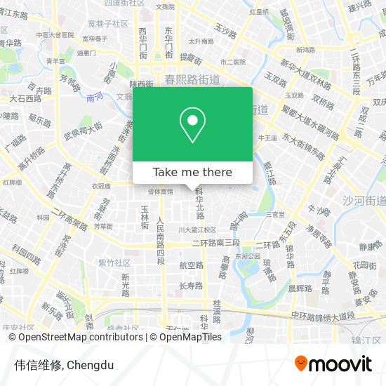 伟信维修 map