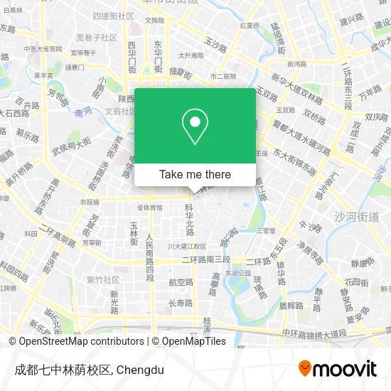 成都七中林荫校区 map