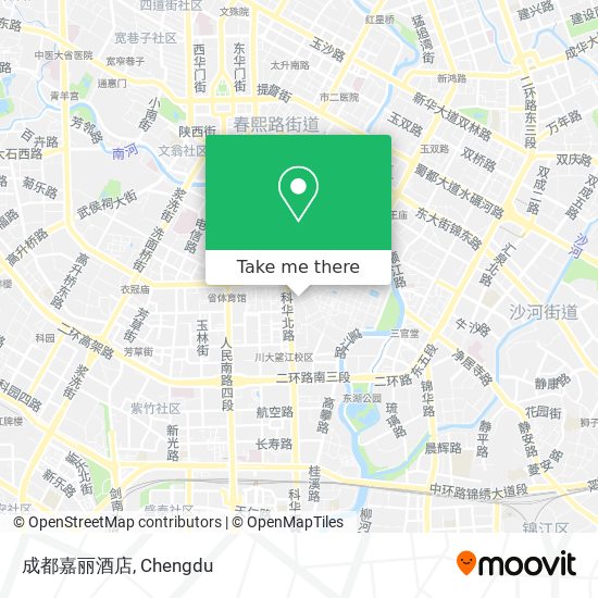 成都嘉丽酒店 map