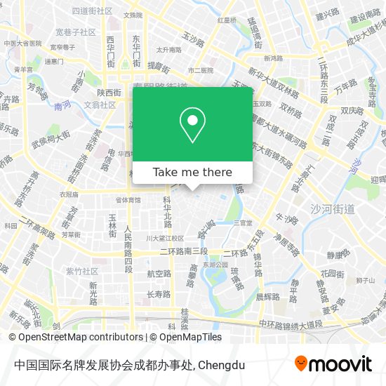中国国际名牌发展协会成都办事处 map
