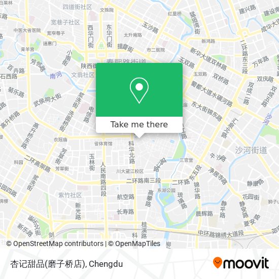 杏记甜品(磨子桥店) map