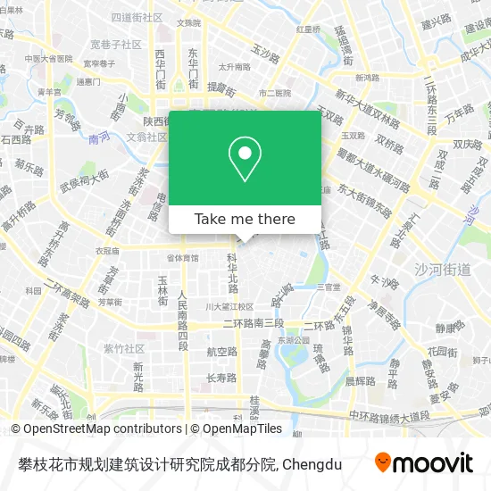 攀枝花市规划建筑设计研究院成都分院 map