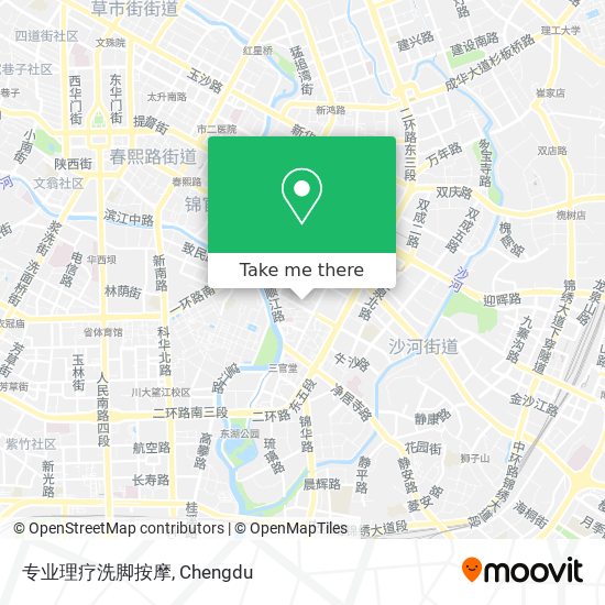 专业理疗洗脚按摩 map