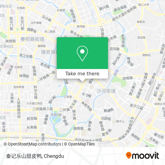 秦记乐山甜皮鸭 map