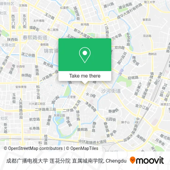 成都广播电视大学 莲花分院  直属城南学院 map