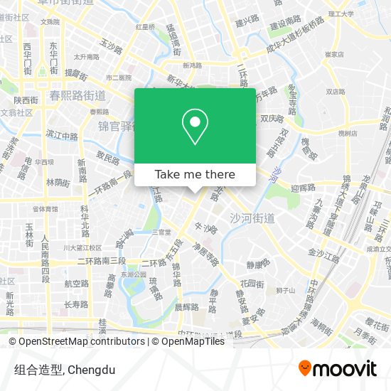 组合造型 map