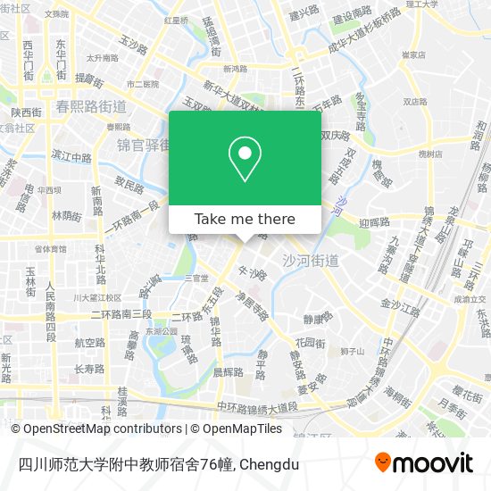 四川师范大学附中教师宿舍76幢 map