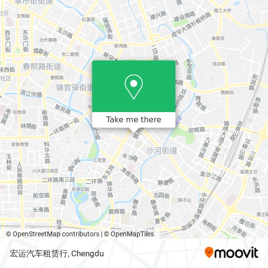 宏运汽车租赁行 map