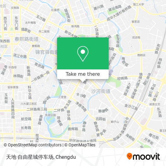天地·自由星城停车场 map