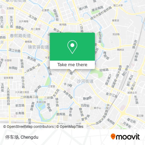 停车场 map
