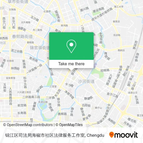 锦江区司法局海椒市社区法律服务工作室 map