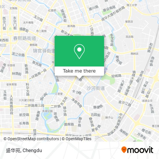 盛华苑 map