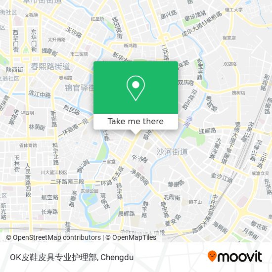 OK皮鞋皮具专业护理部 map