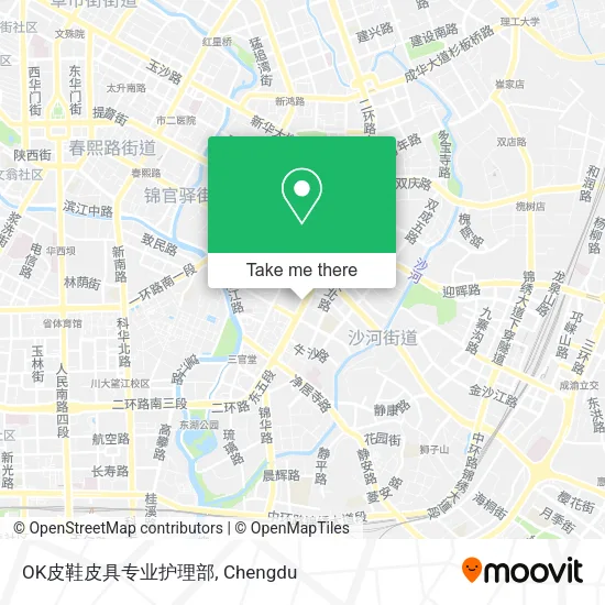 OK皮鞋皮具专业护理部 map
