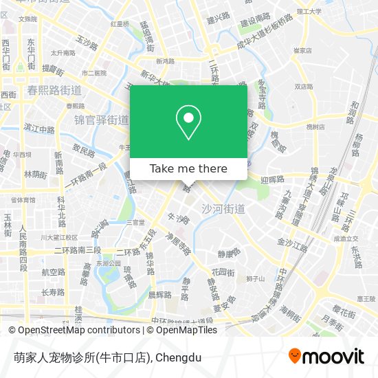 萌家人宠物诊所(牛市口店) map