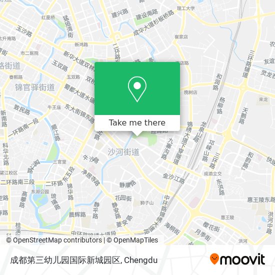 成都第三幼儿园国际新城园区 map