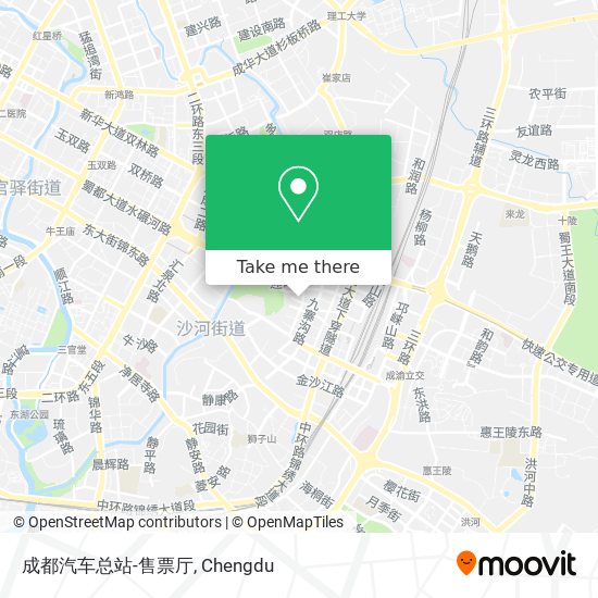 成都汽车总站-售票厅 map
