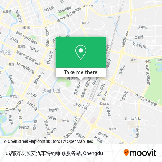 成都万友长安汽车特约维修服务站 map