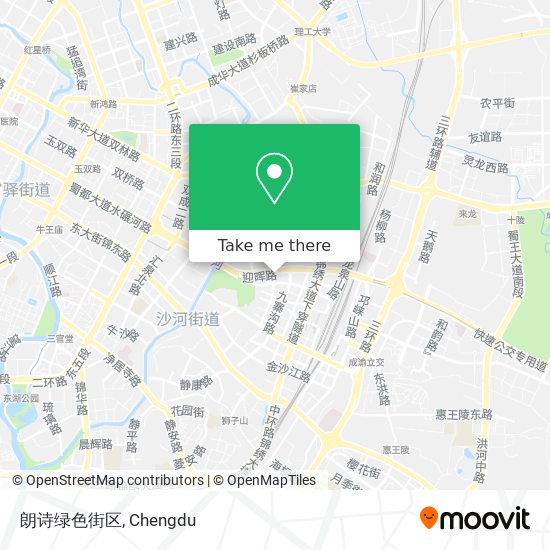 朗诗绿色街区 map