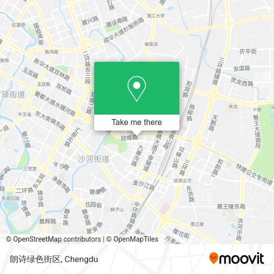 朗诗绿色街区 map