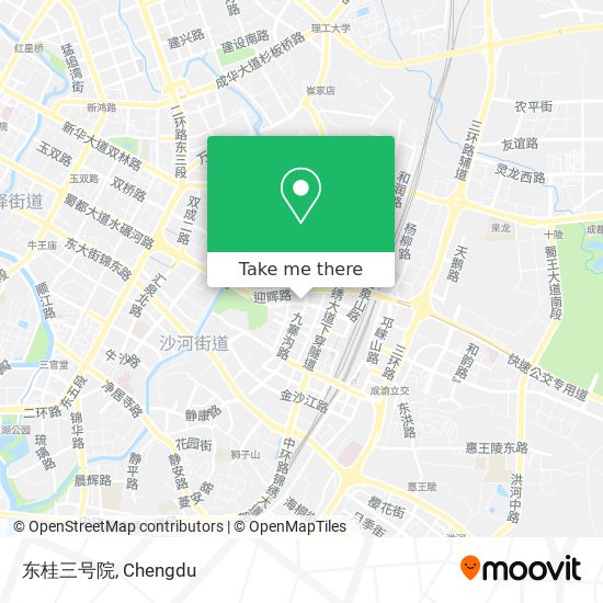 东桂三号院 map