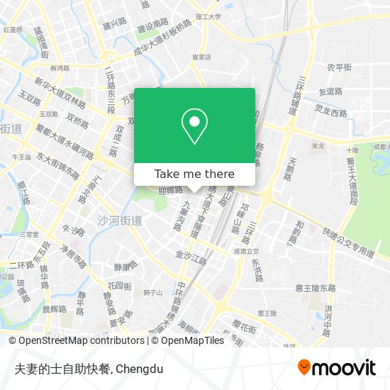 夫妻的士自助快餐 map