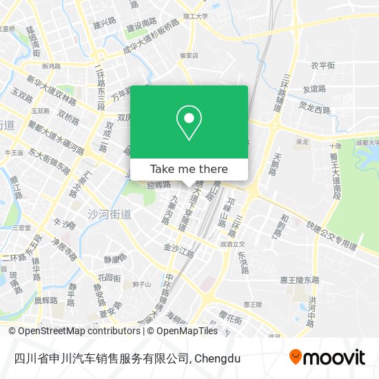 四川省申川汽车销售服务有限公司 map
