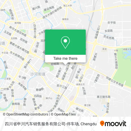 四川省申川汽车销售服务有限公司-停车场 map