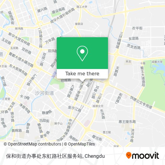 保和街道办事处东虹路社区服务站 map