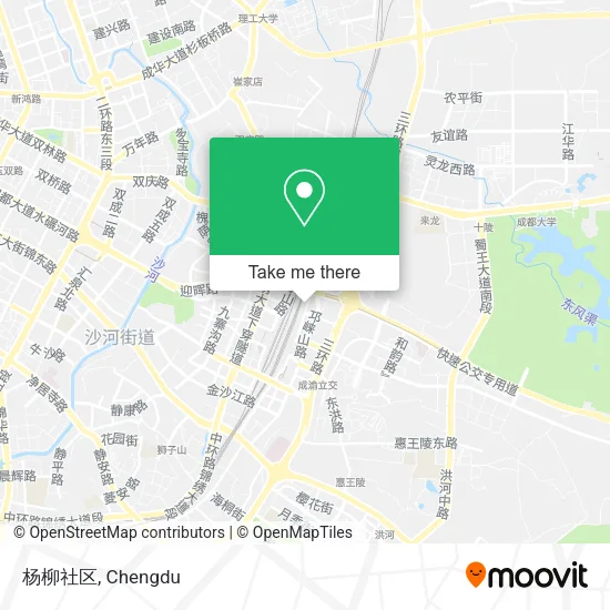 杨柳社区 map