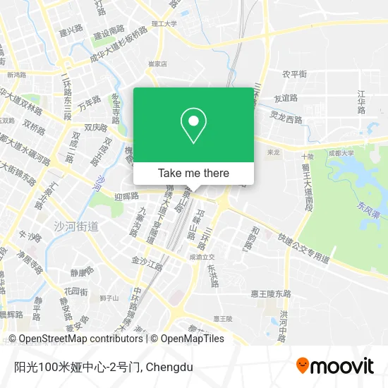 阳光100米娅中心-2号门 map