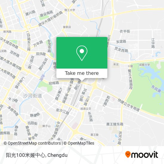阳光100米娅中心 map