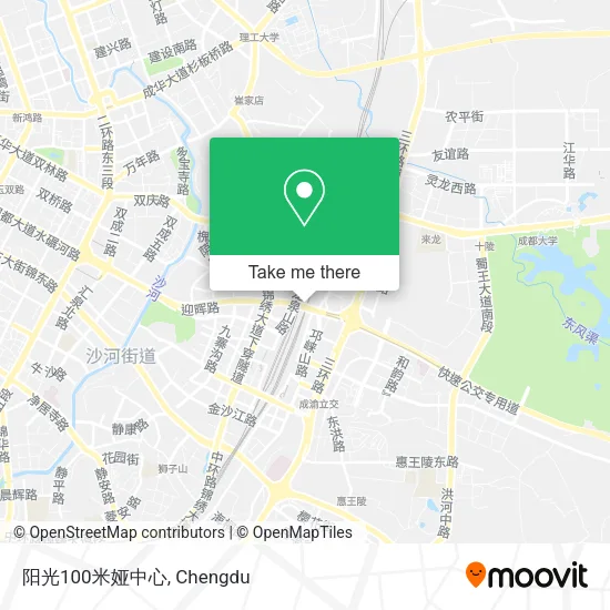 阳光100米娅中心 map