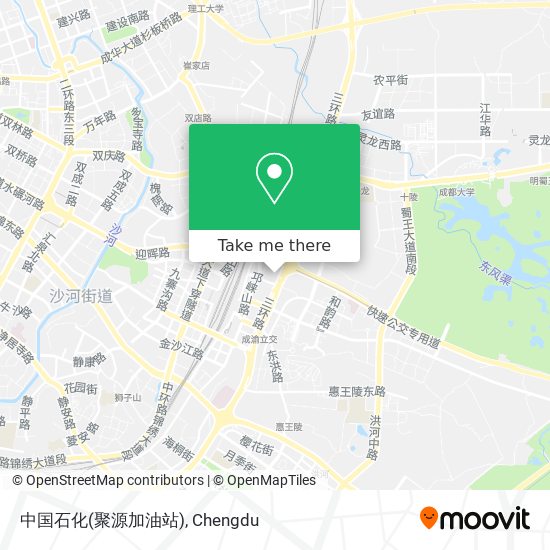 中国石化(聚源加油站) map