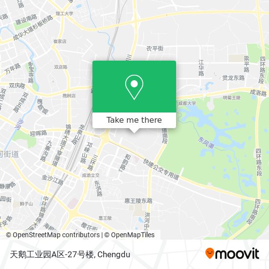 天鹅工业园A区-27号楼 map