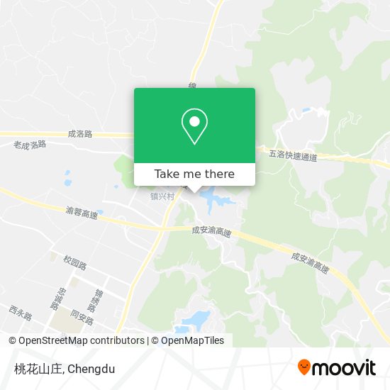桃花山庄 map