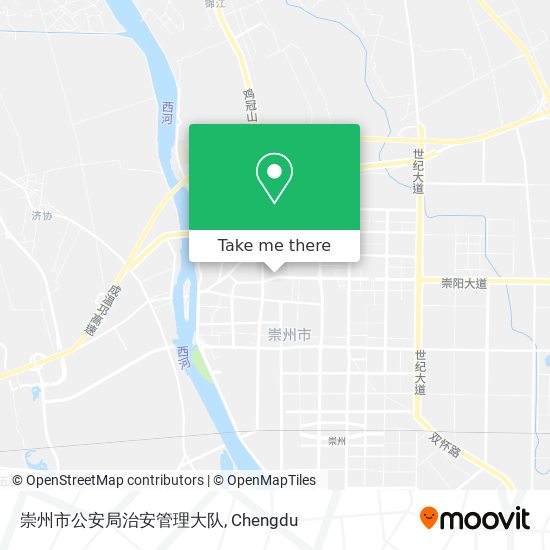 崇州市公安局治安管理大队 map