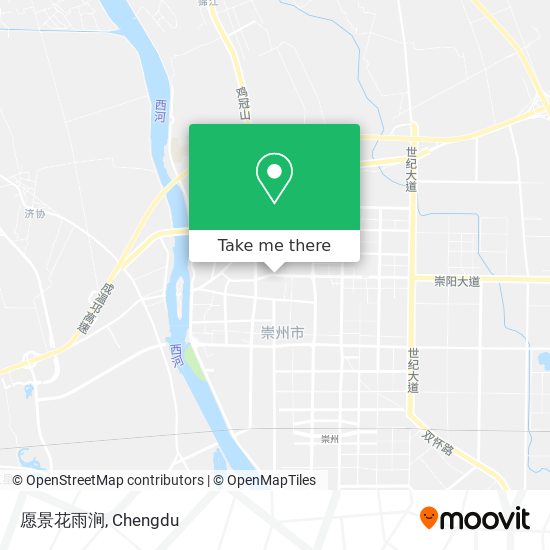 愿景花雨涧 map