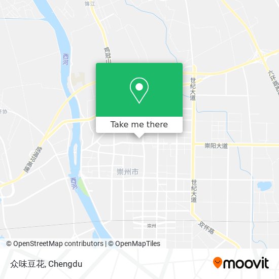 众味豆花 map